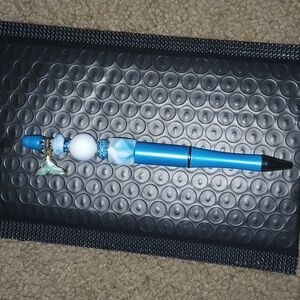 One of a kind custom beadable pens.